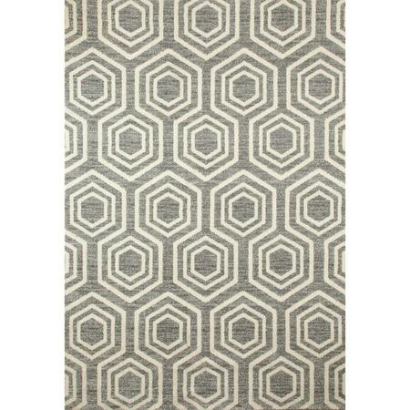 ART CARPET 3 X 4 Ft. Highline Collection Bees Knees Woven Area Rug, Gray 841864100440